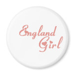 Girl from England magnets