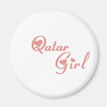 Girl from Qatar Magnet
