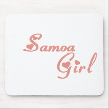 Girl from Samoa Mouse Pad