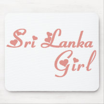 Girl from Sri Lanka Mouse Mats