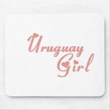 Girl from Uruguay Mouse Pad