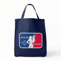 Girl Gamer pwns you at Modern Warfare and Halo Tote Bag