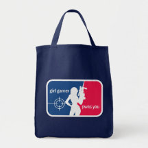 Girl Gamer pwns you at Modern Warfare and Halo Tote Bag