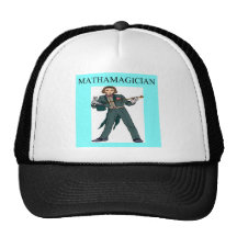 girl geek math goddess mesh hat