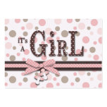 Girl Gift Tag Business Card Template