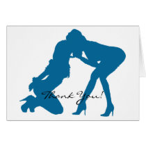Girl - girl D/s Silhouette Cards