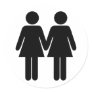 Girl + Girl Sticker
