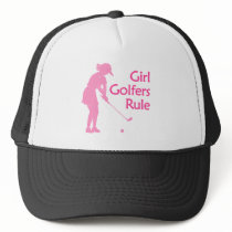 Girl Golfers Rule Hats