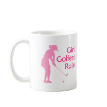 Girl Golfers Rule Mugs