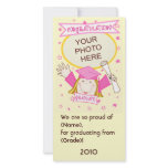 Girl Graduate Kindergarten / Preschool Photo Card