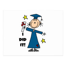 Girl Graduate Postcards