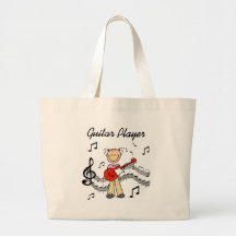 Girl Guitar Player Tshirts and Gifts Canvas Bag