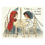 Girl Having Her Future told Childrens Invitations