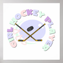 Girl Hockey Player Tshirts and Gifts Print