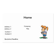 girl holding a soccer ball business cards
