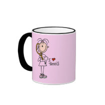 Girl I Love Tennis Tshirts and Gifts Coffee Mug