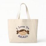 Girl I Love to Read Tshirts and Gifts Tote Bag