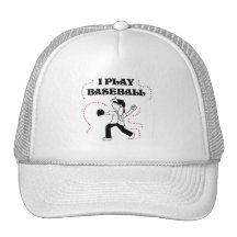 Girl I Play Baseball T shirts and Gifts Mesh Hats