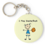 Girl I Play Basketball Tshirts and Gifts Key Chain