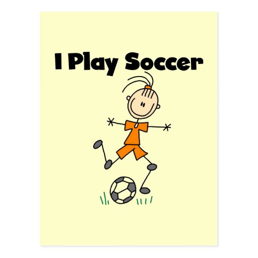 Girl I Play Soccer Tshirts and Gifts Postcards
