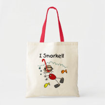 Girl I Snorkel T-shirts and Gifts Tote Bag
