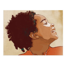 Girl Illustration Post Cards