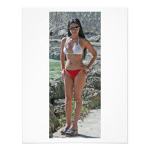 Girl in Boracay Personalized Invite