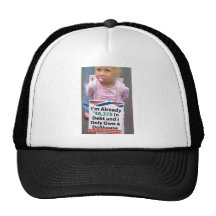 Girl In Debt Owns Only Doll House Mesh Hat