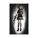 Girl in Goth Gallery Wrapped Canvas