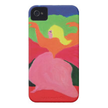 Girl in Mountains from ZermenoGallery.com Case-Mate iPhone 4 Case