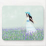 Girl in the field of lavenders usepads