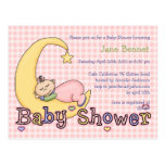 Girl in the Moon • Baby Shower Invitation Post Cards