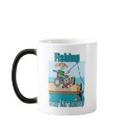 Girl in WheelChair Fishing Coffee Mugs