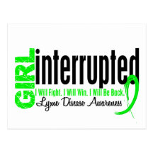 Girl Interrupted 1 Lyme Disease Post Cards