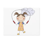 Girl Jumping Rope  T-shirts and Gifts Post Cards