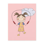 Girl Jumping Rope  T-shirts and Gifts Post Card