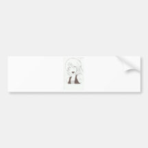 Girl Laughing Bumper Stickers