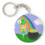 Girl Leprechaun 1 Keychain
