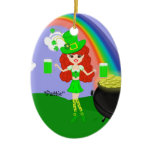 Girl Leprechaun 2 Ornament
