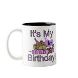Girl Monkey 1st Birthday Tshirts and Gifts Mug