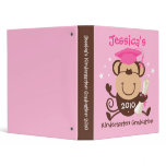 Girl Monkey Graduate Custom Keepsake Binders