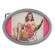 Girl Next Door belt buckle