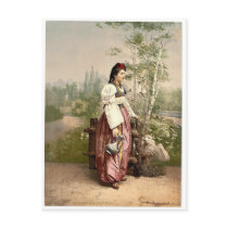 Girl of Sarajevo, Bosnia, Austro-Hungary classic P Post Cards