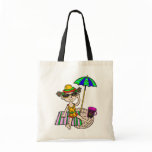 Girl On Beach Tote Bags