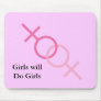 Girl on Girl Mouse Pads