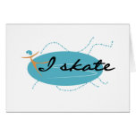 Girl on Ice I Skate T-shirts and Gifts Cards