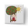 Girl on Swing  T-shirts and Gifts Pinback Buttons