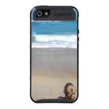 Girl on the Beach Cover For iPhone 5
