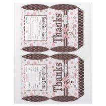 Girl Party Favour Box Template Flyer Design