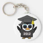 Girl Penguin Black & White 2012 Grad Keychains